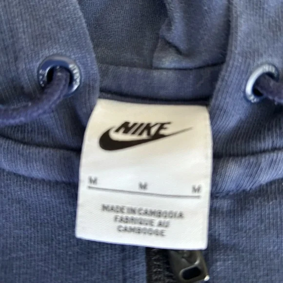 Nike Thinner Navy Hoodie - Picture 2 of 7